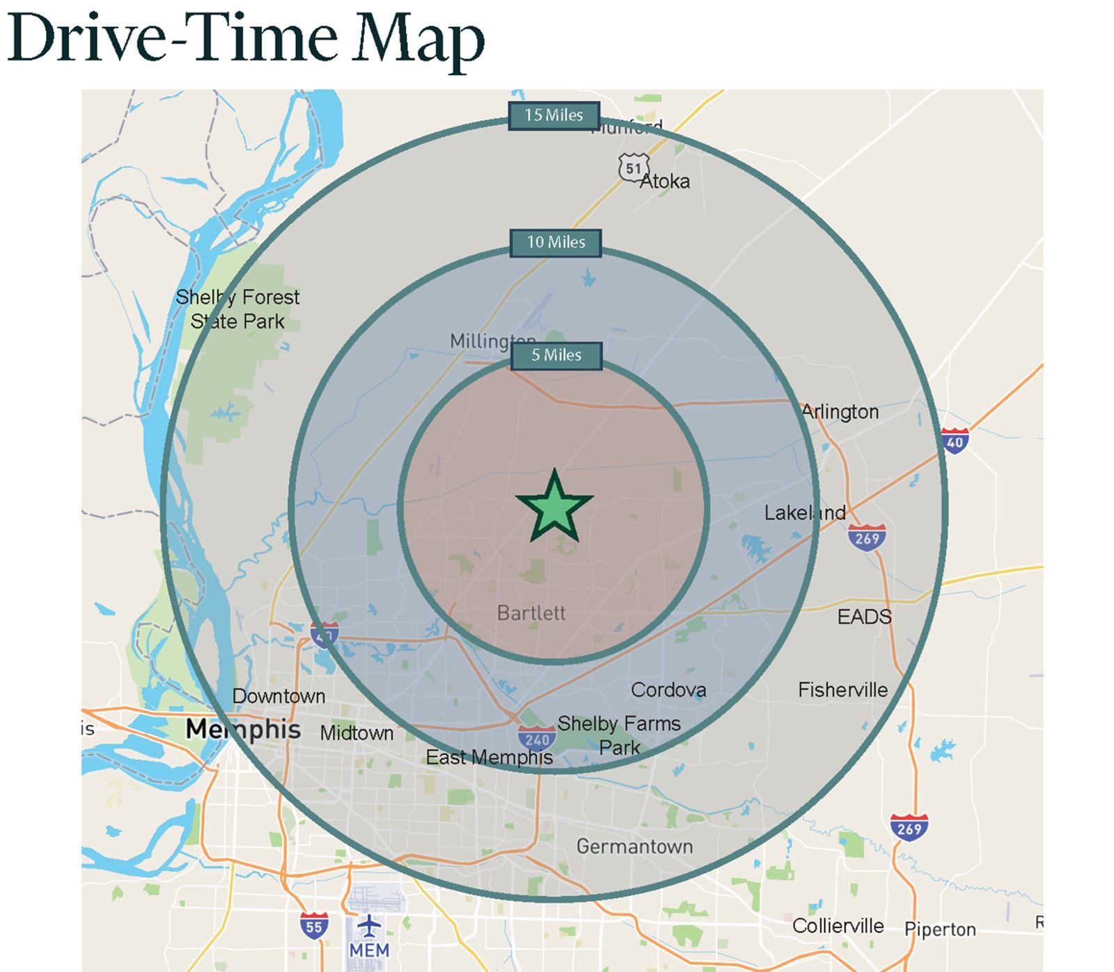 Drive Time Map