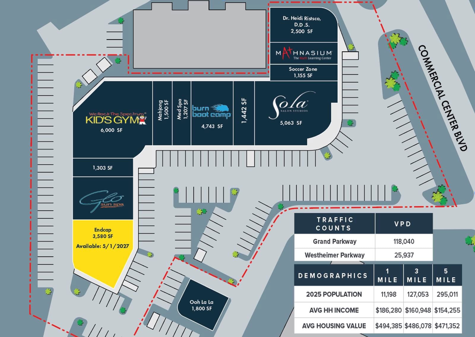 Village Center Plaza - Site Plan