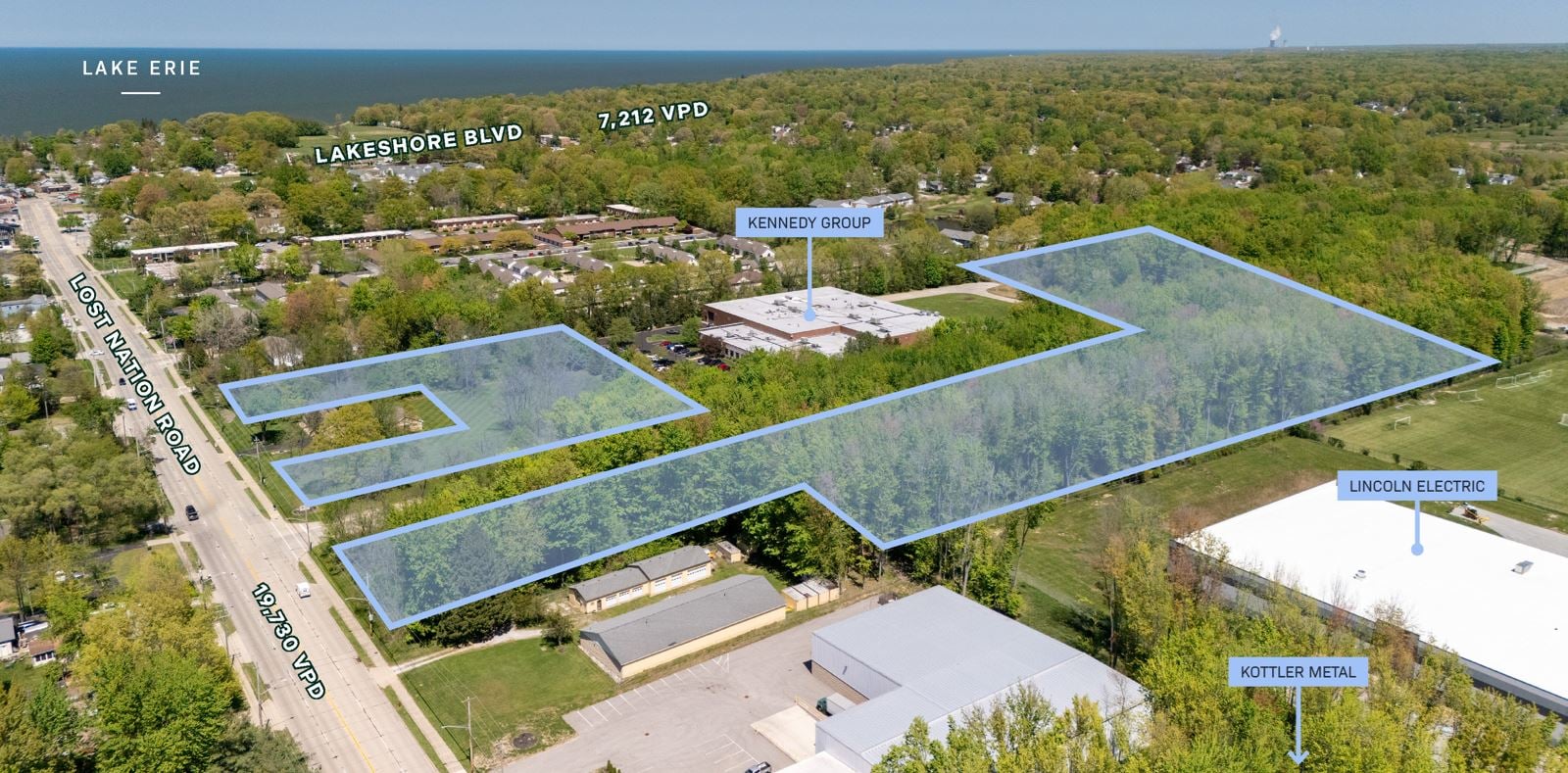 Property Aerial - Kennedy Industrial Parkway, Willoughby