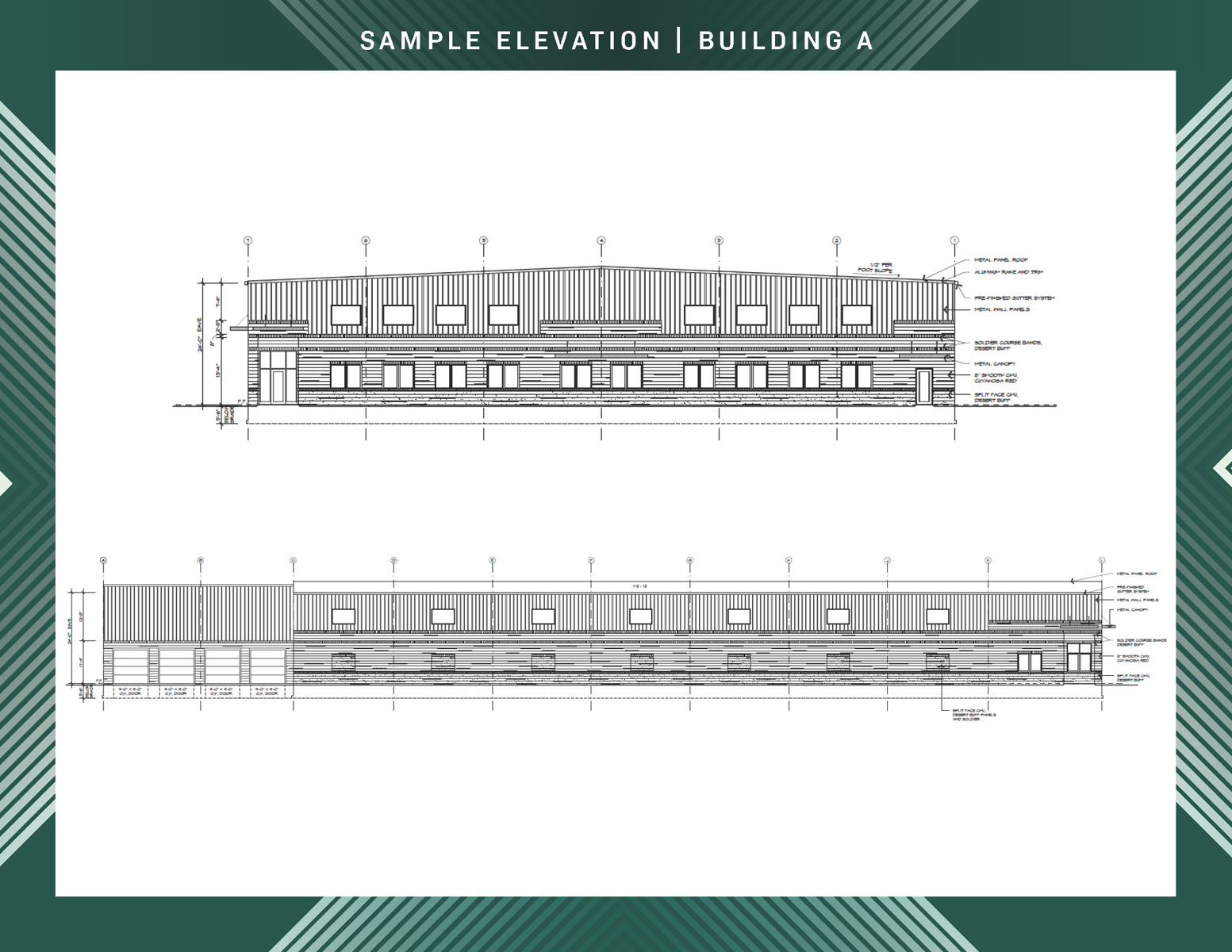 Sample Elevation, Building A - Kennedy Business Park, Willoughby