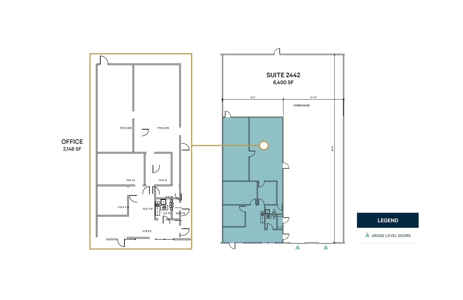Brockton Suite 2442 - Floor Plan-01