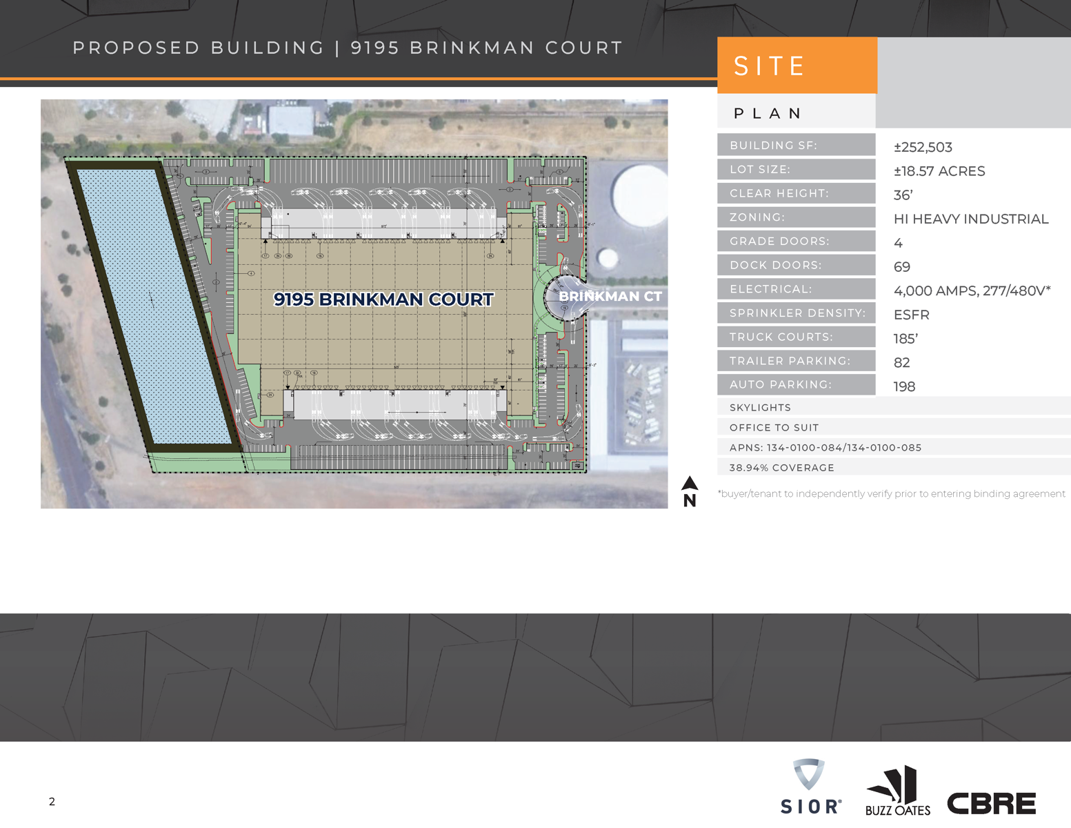 9195 Brinkman Ct_Site Plan