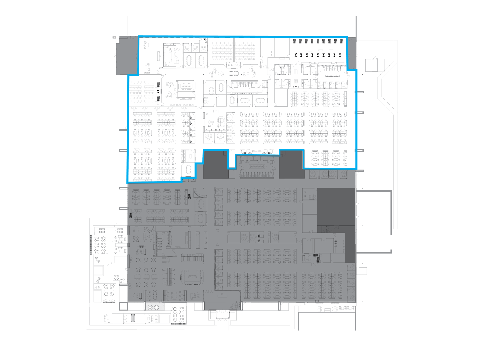 North entrance Floor Outline