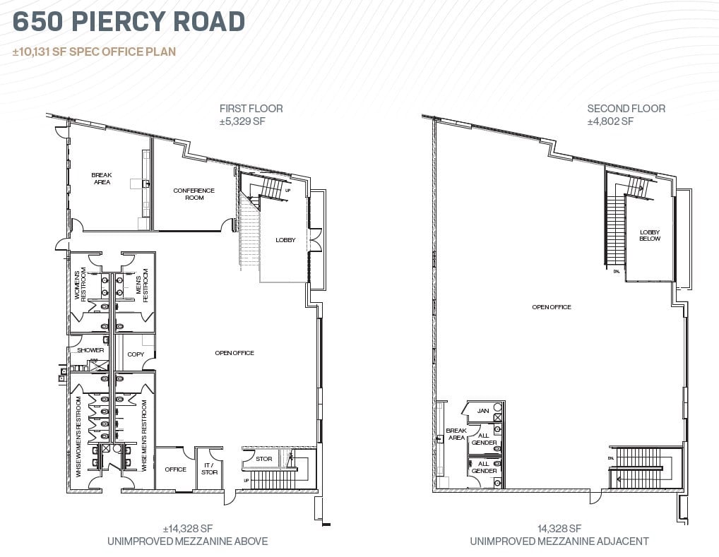 650 Piercy Office Plan