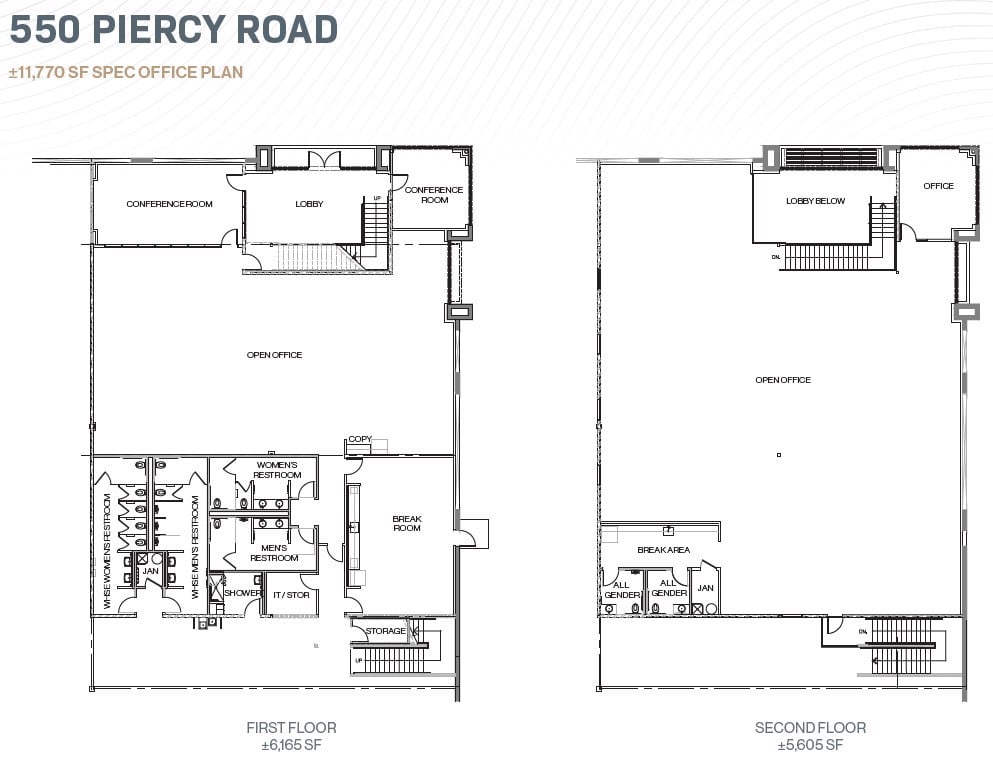 550 Piercy Office Plan