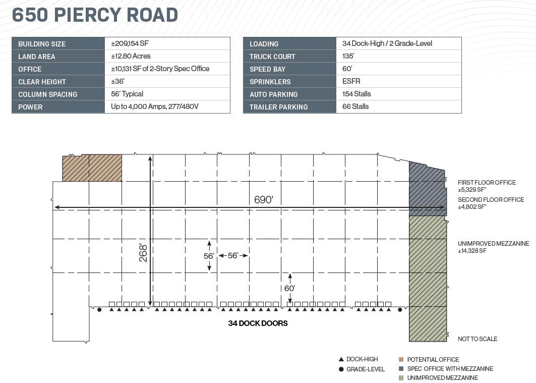 650 Piercy Building Plan