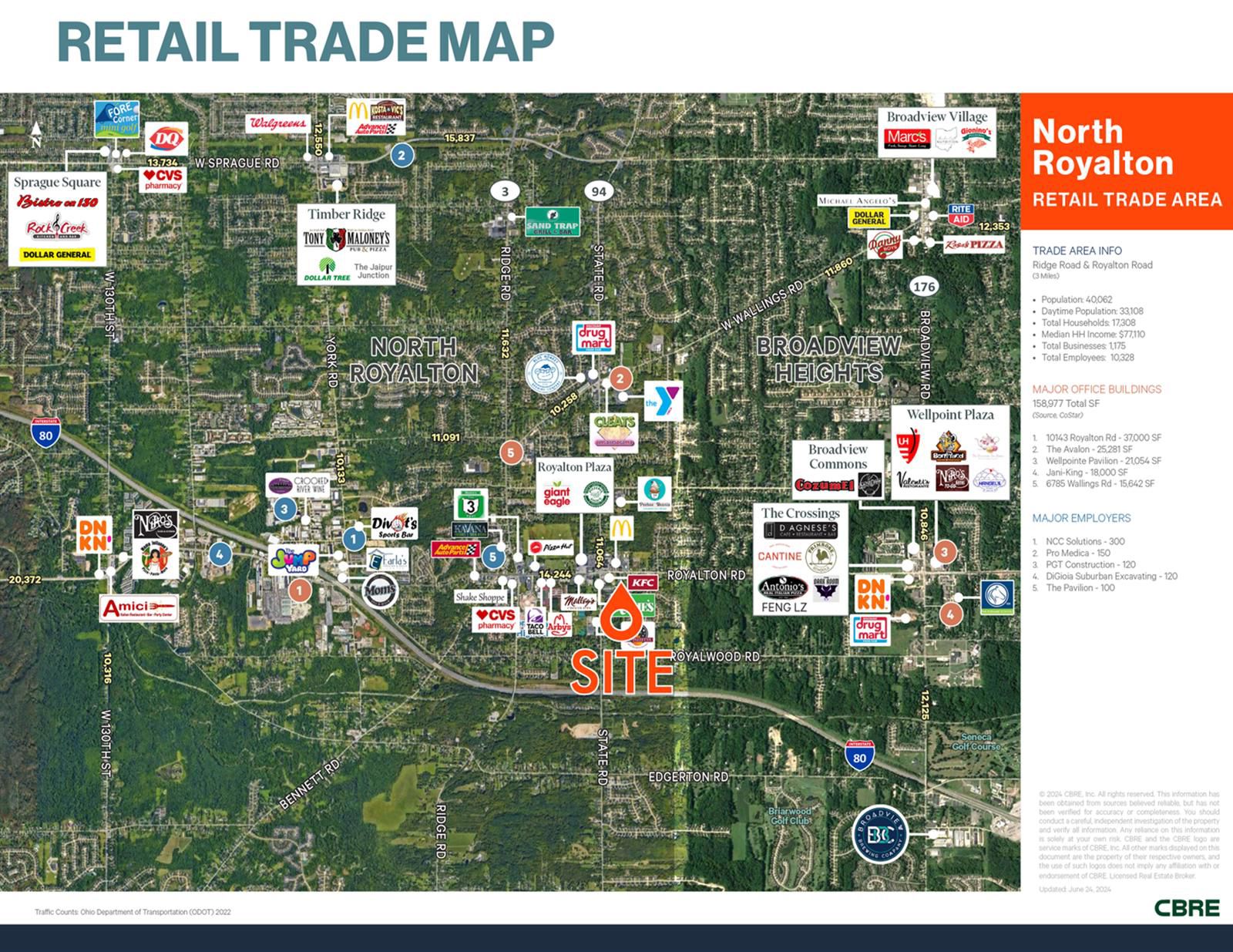 1.15 Acre Development Site Adjacent to Bank of America 5389 Royalton Road - Image 3