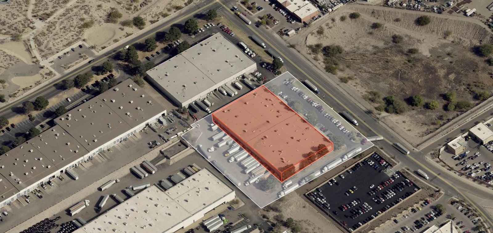 1325 Pendale Road - Aerial View