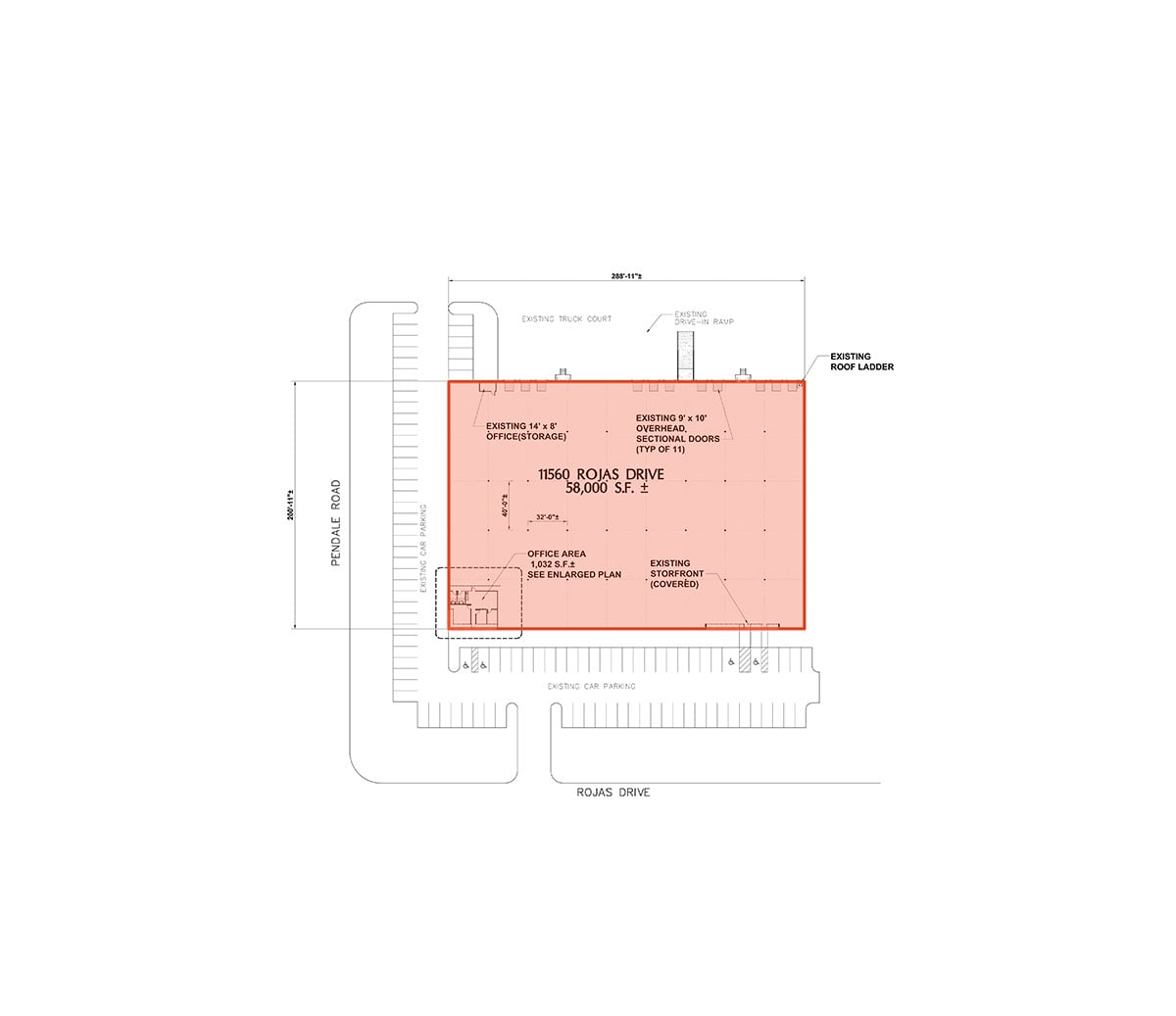 11560 Rojas Drive - Site Plan