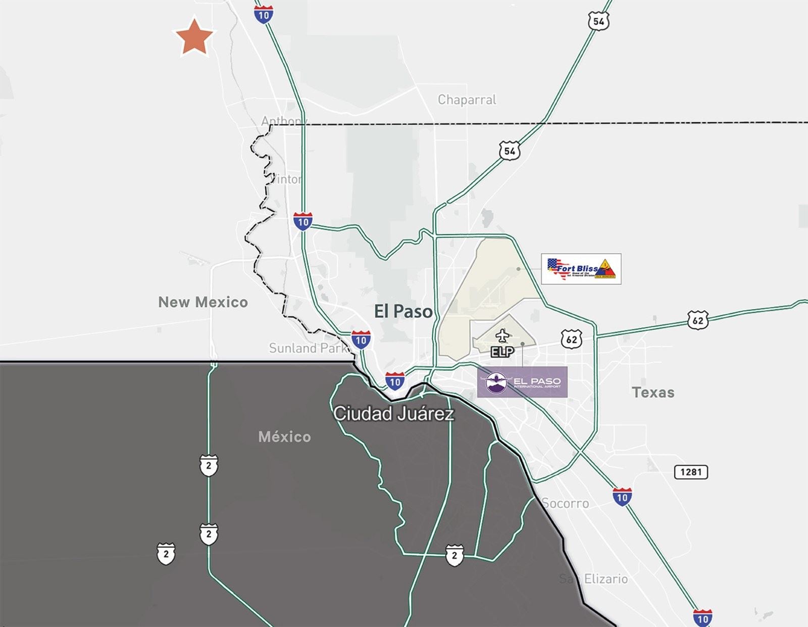 EPWU, Afton Road - Map View