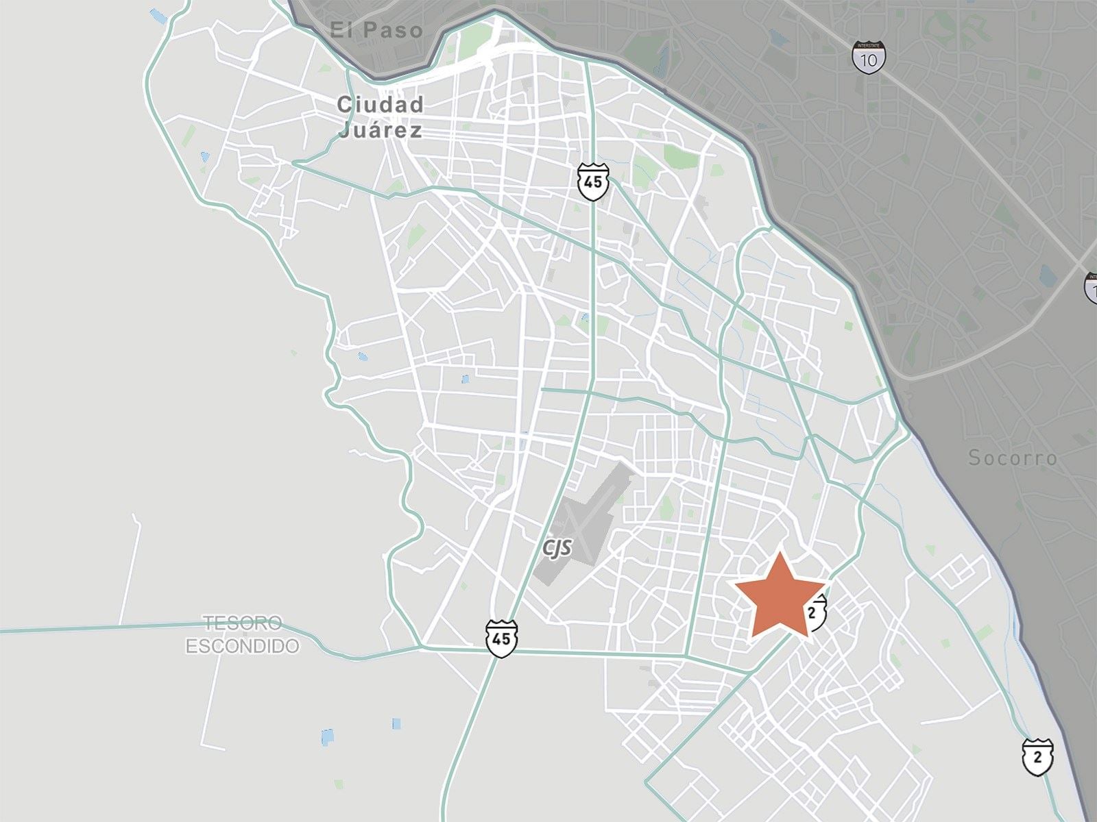 Puerto de Palos - Map