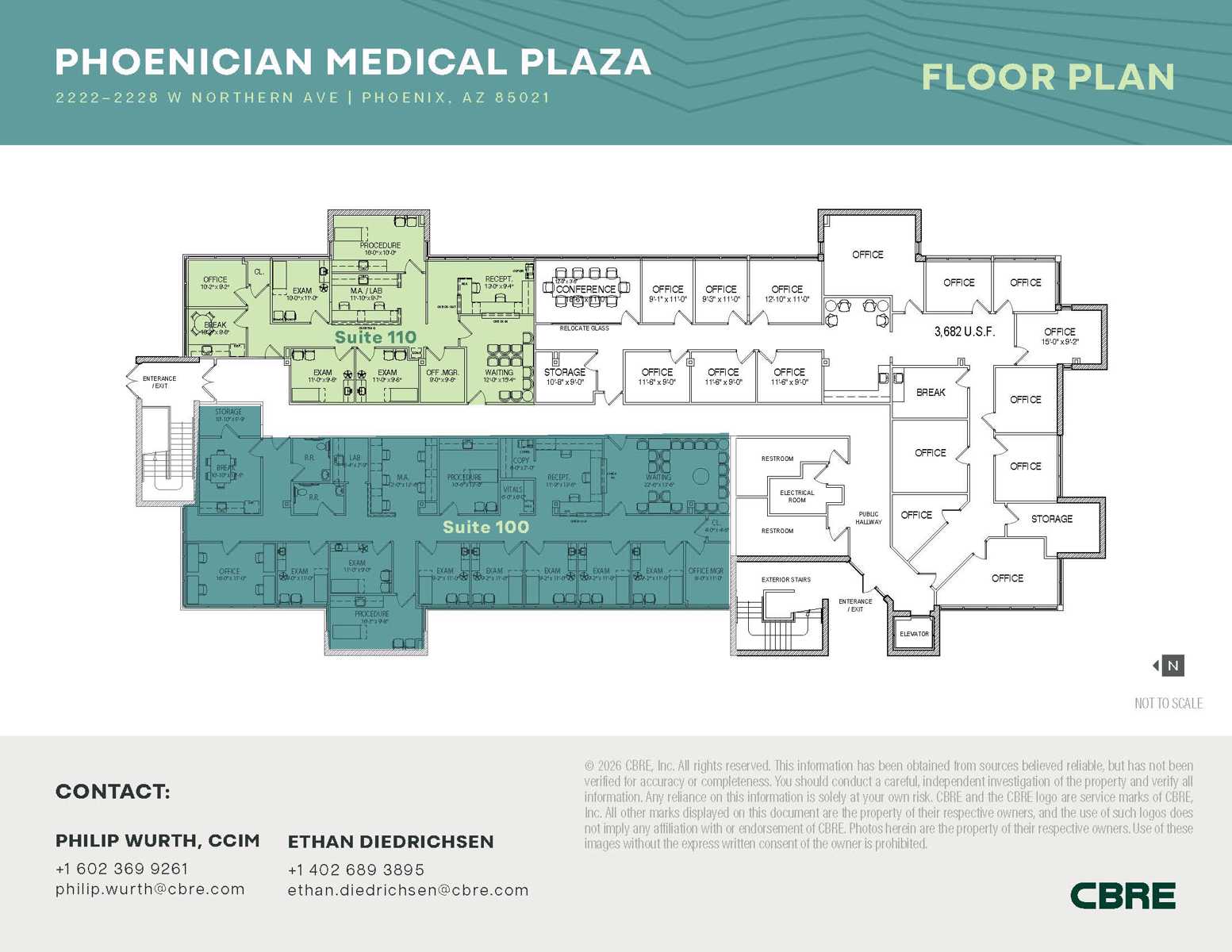 2222-2228 W Northern Ave Floor Plan