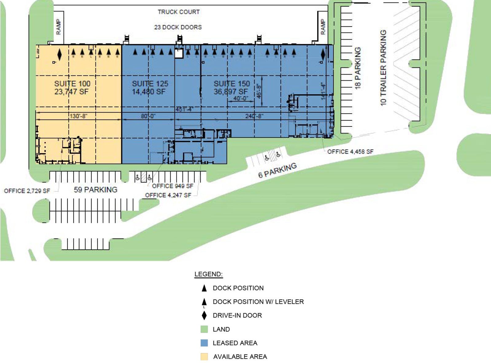 45180 Global Plaza - 23,747 SF Floorplan