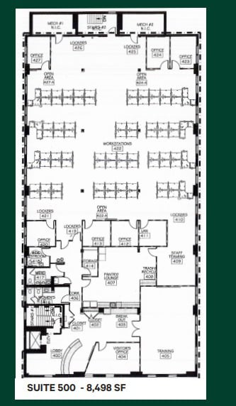 6935 Arlington Rd - Suite 500 Floorplan