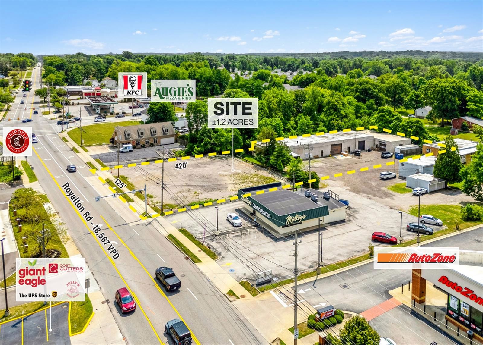 1.2 Acre Site Available For Sale or Lease 5755 Royalton Road - Image 4