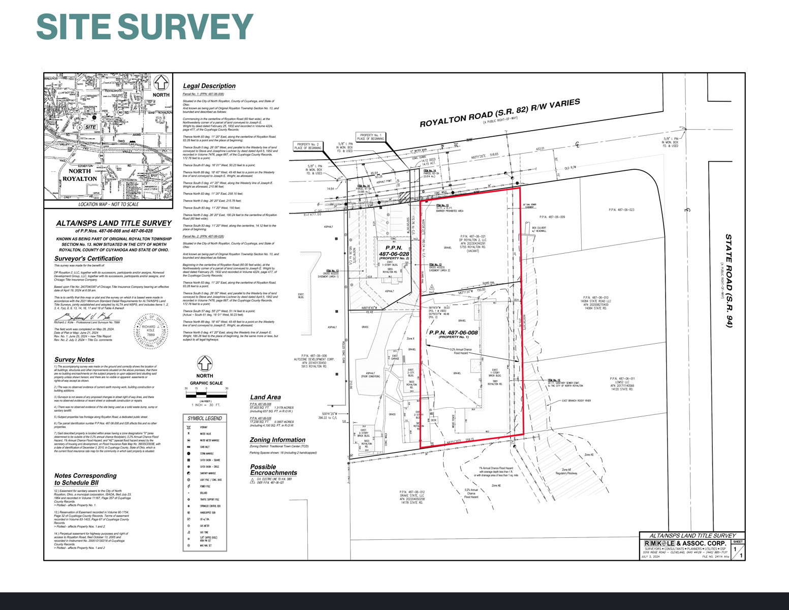 1.2 Acre Site Available For Sale or Lease 5755 Royalton Road - Image 1