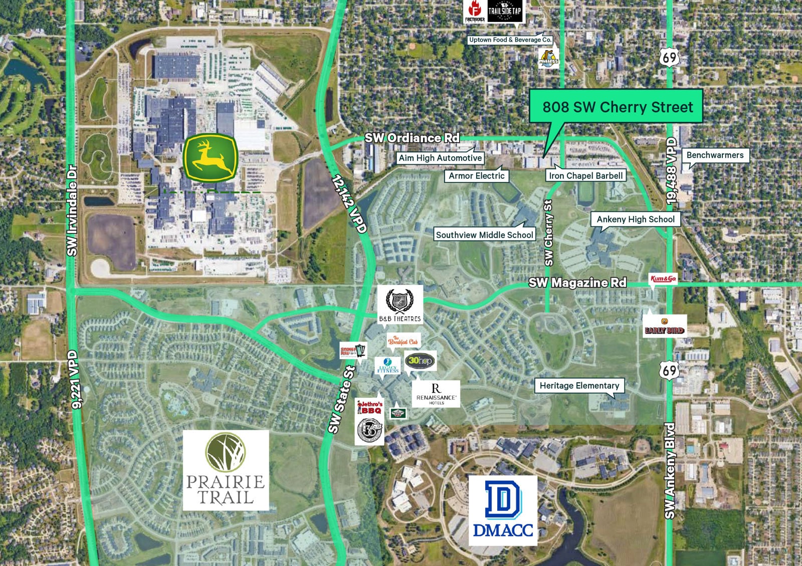 808 SW Cherry Location