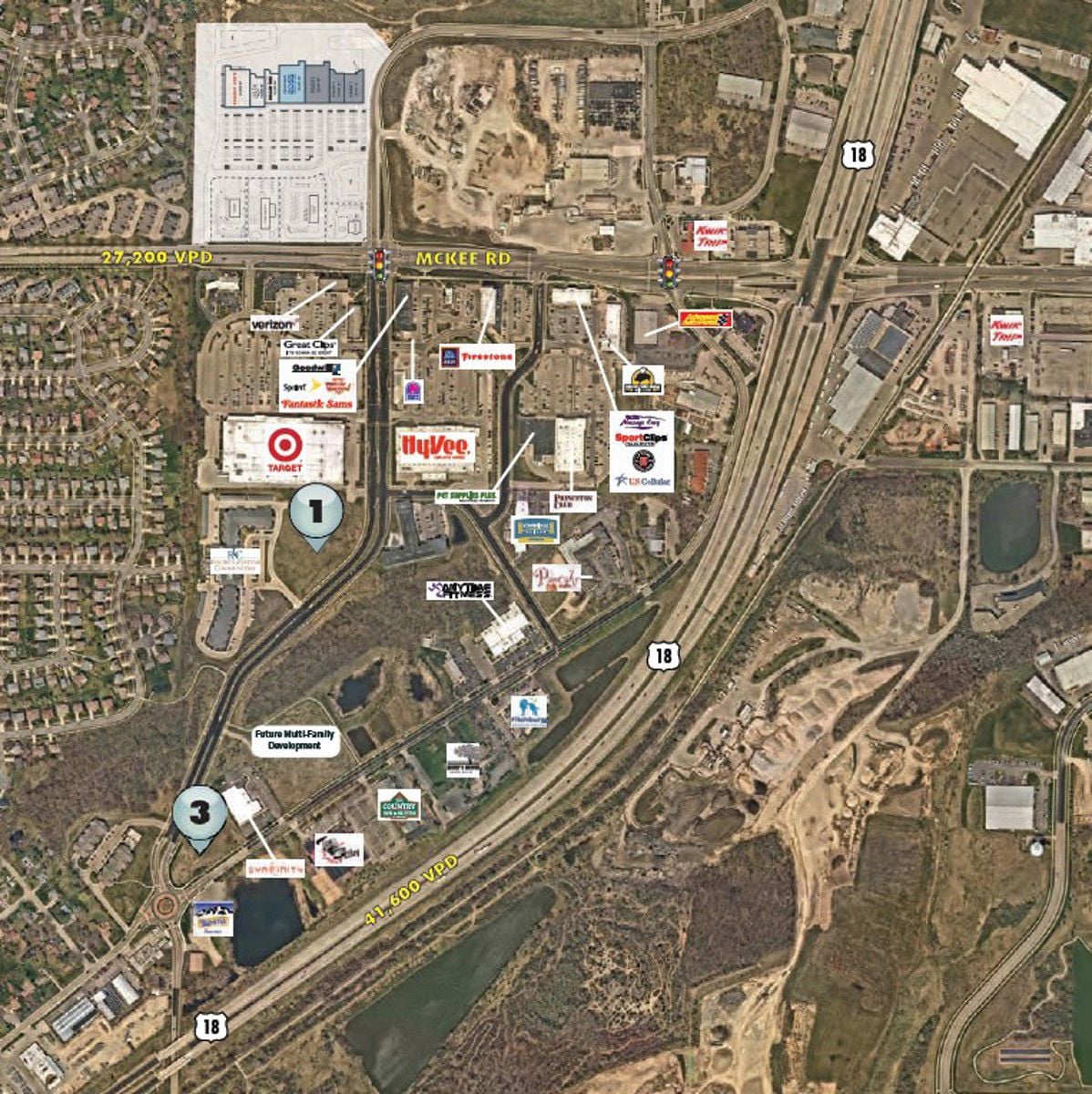 Aerial 1_Orchard Pointe Land, Fitchburg