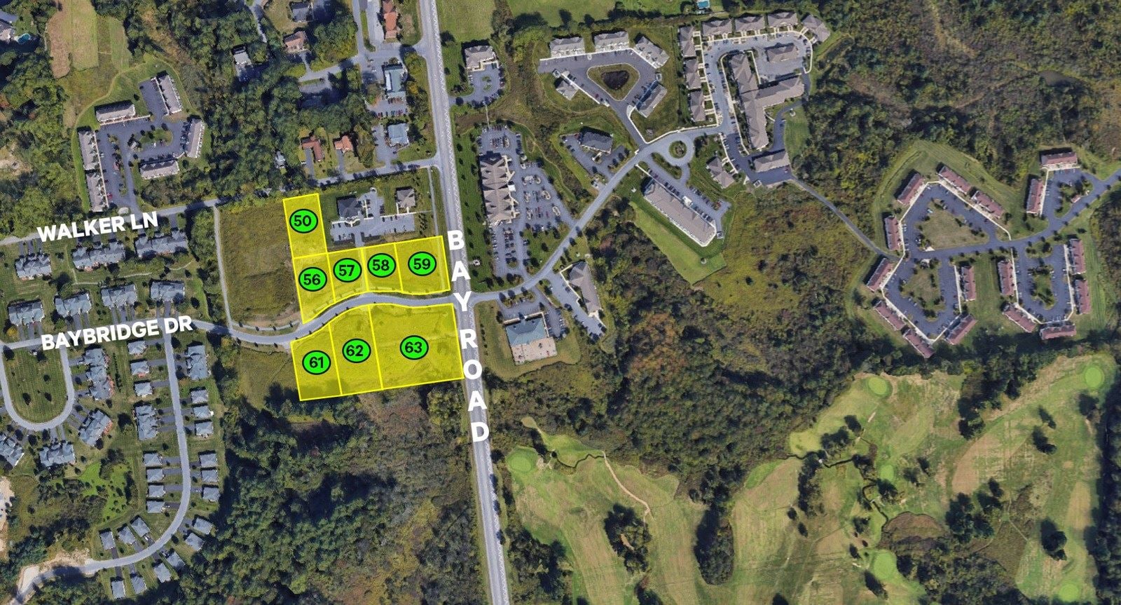Habitat 8 parcels labeled