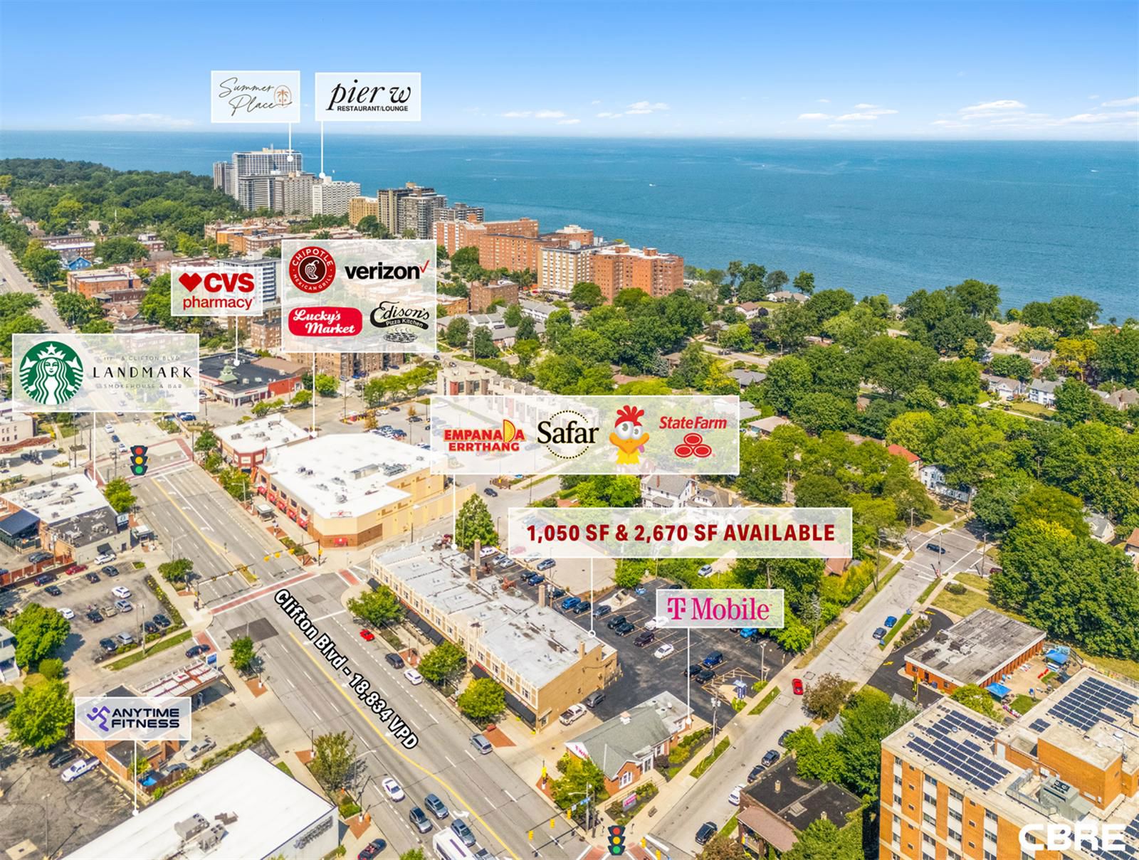 1,050 SF & 2,670 SF Retail Available in Cleveland 11512 Clifton Boulevard - Image 3