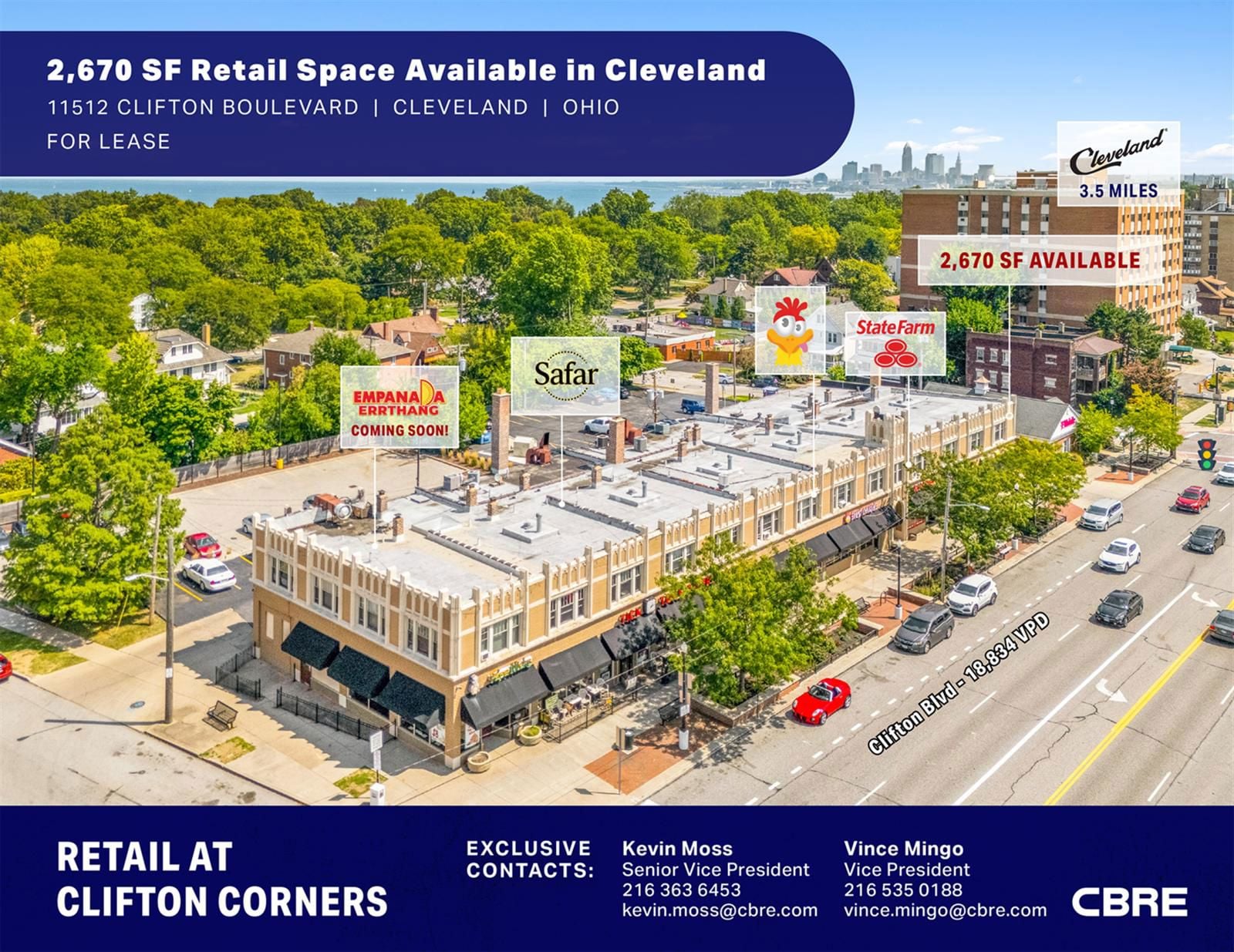 2,670 SF Retail Space Available in Cleveland 11512 Clifton Boulevard - Image 1