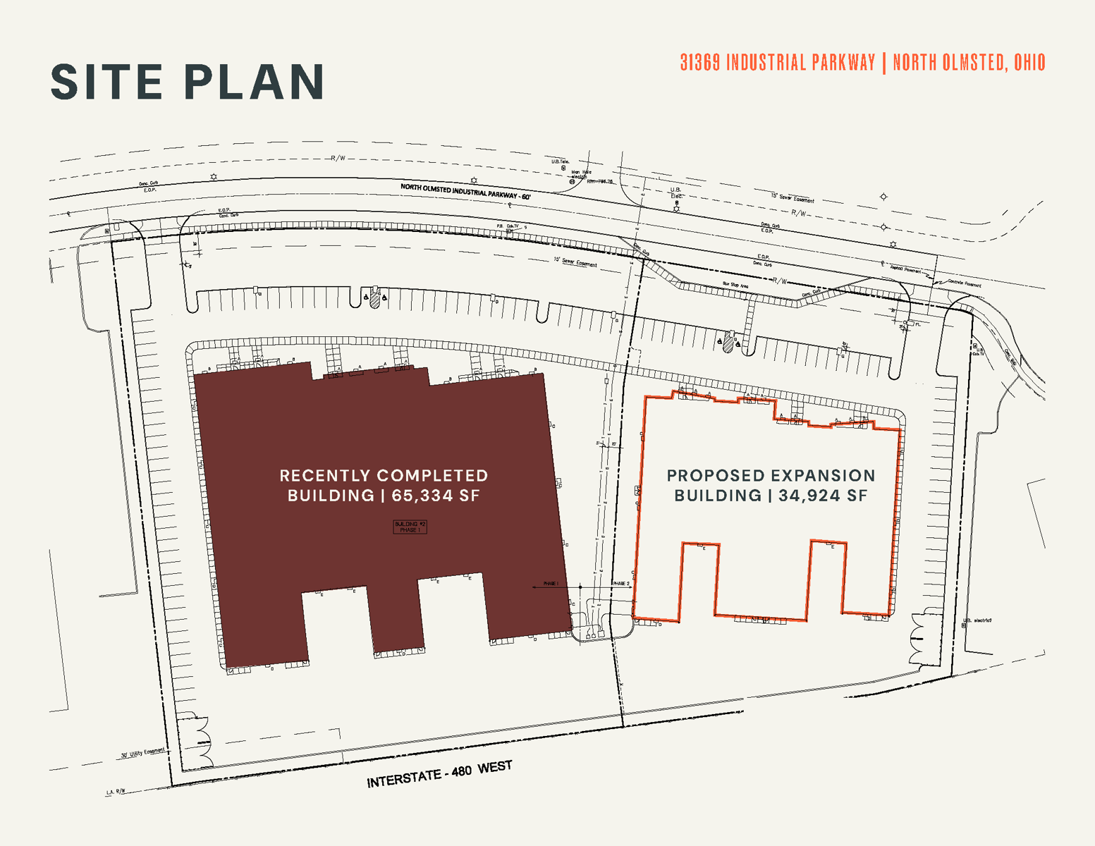 31369 Industrial Parkway, North Olmsted - Site Plan