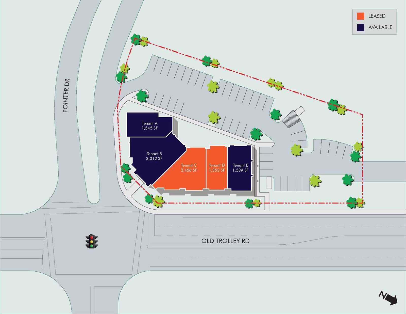 460 Old Trolley Rd Site Plan
