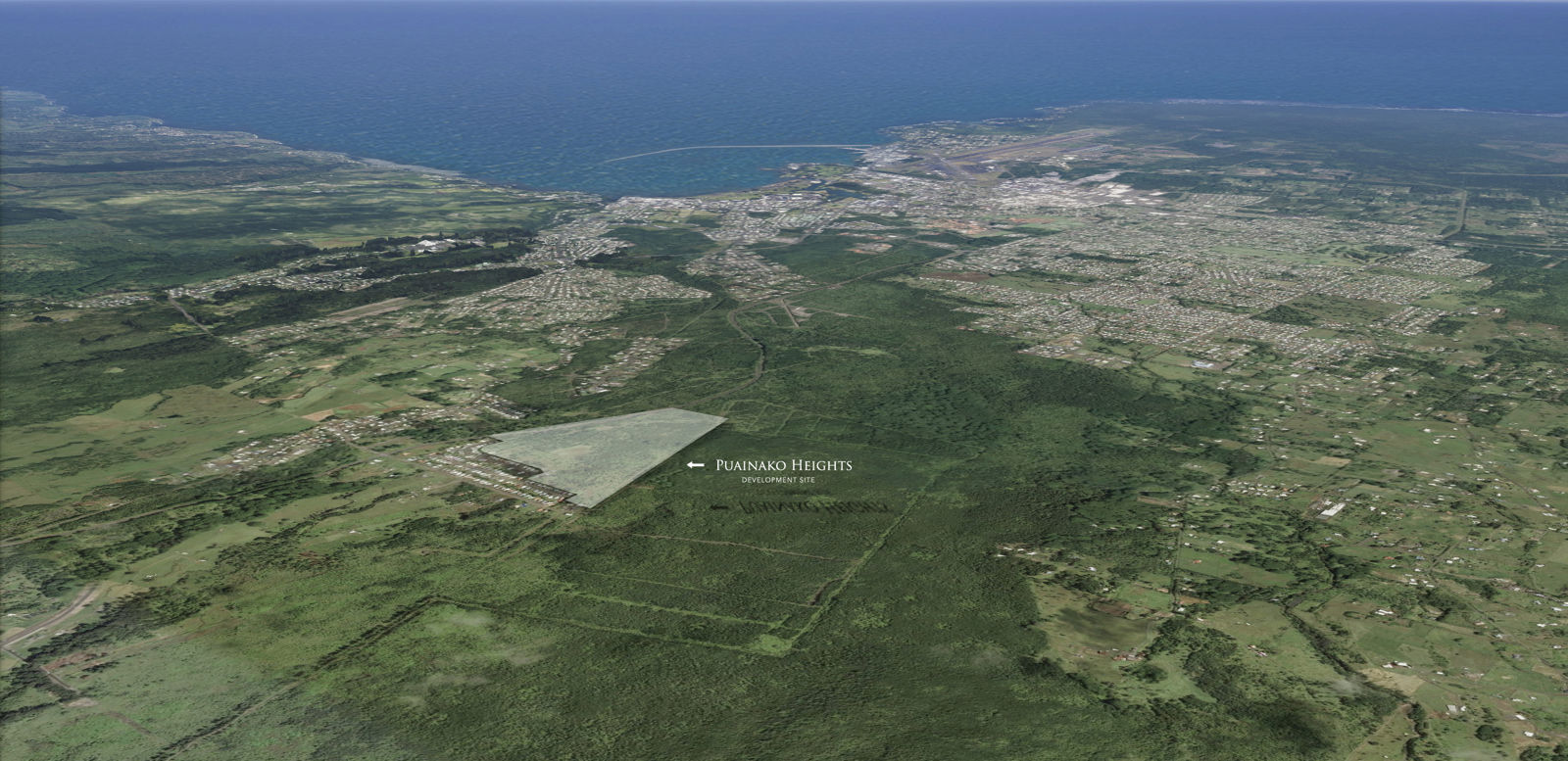 Hilo Bay Satellite View
