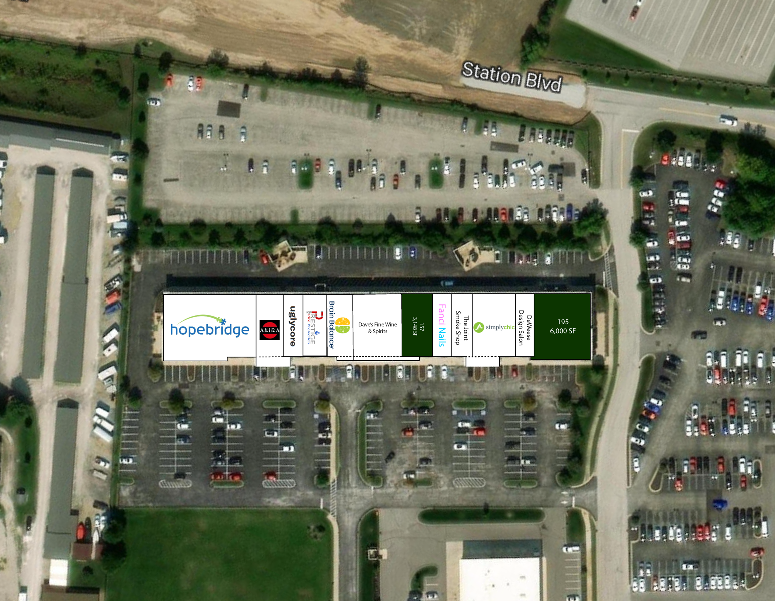 Aerial with Sites listed - Updated V2