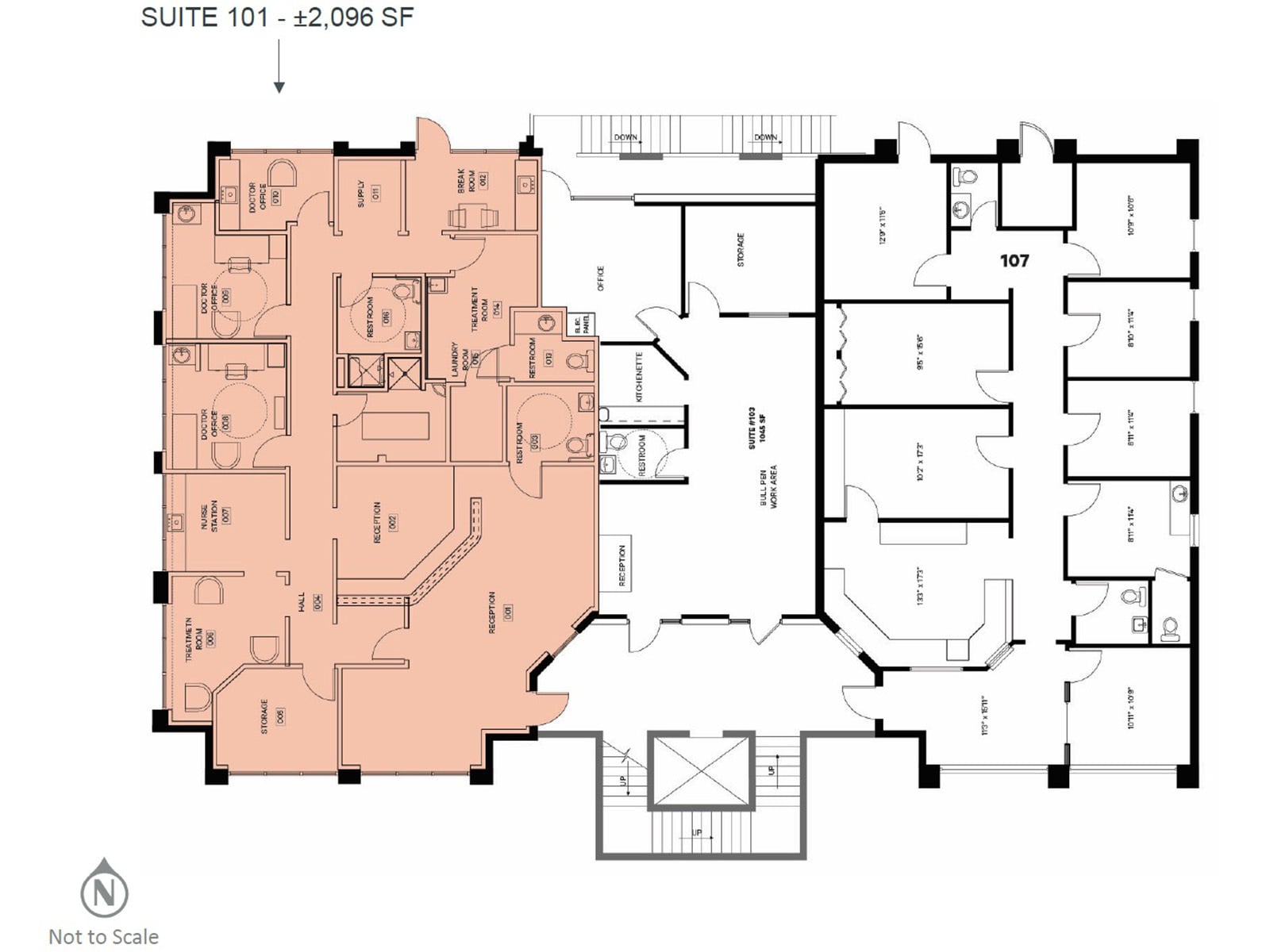 1 W Wetmore Rd - Floor plan101