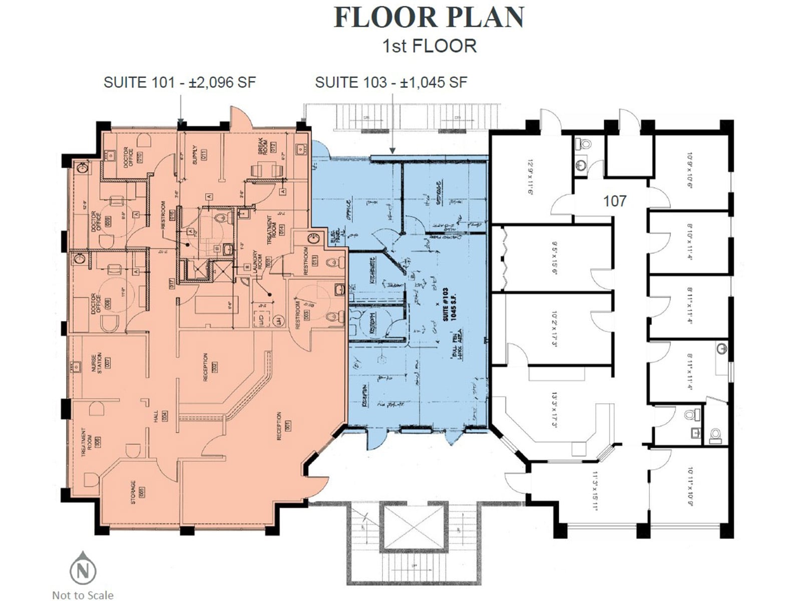1 W Wetmore Rd - Floor plan