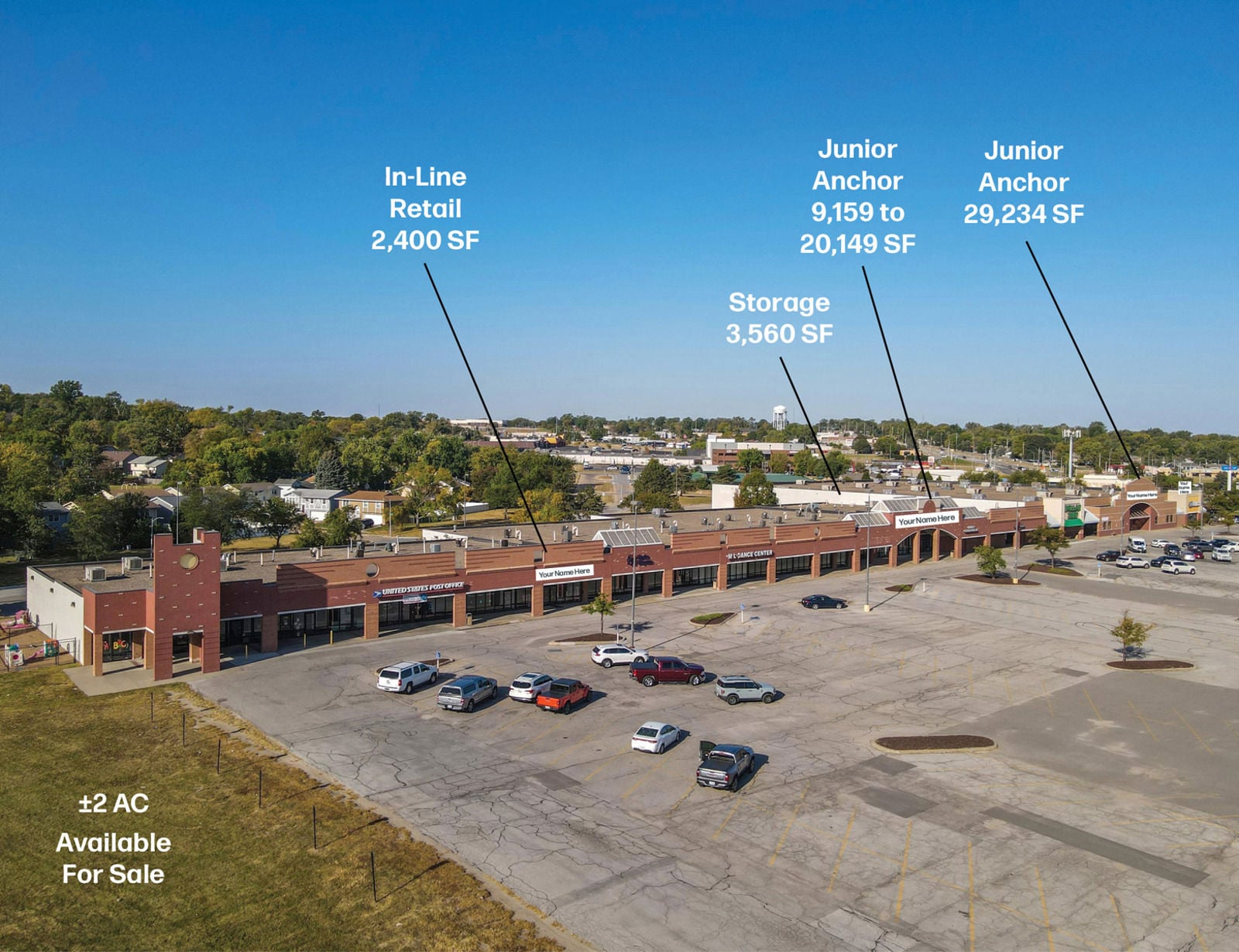 Deerfield Place Retail Space for Lease 5208 South 136th Street - Image 3