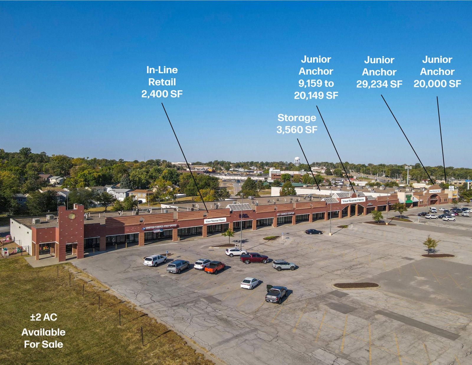 Deerfield Place Retail Space for Lease 5208 South 136th Street - Image 2