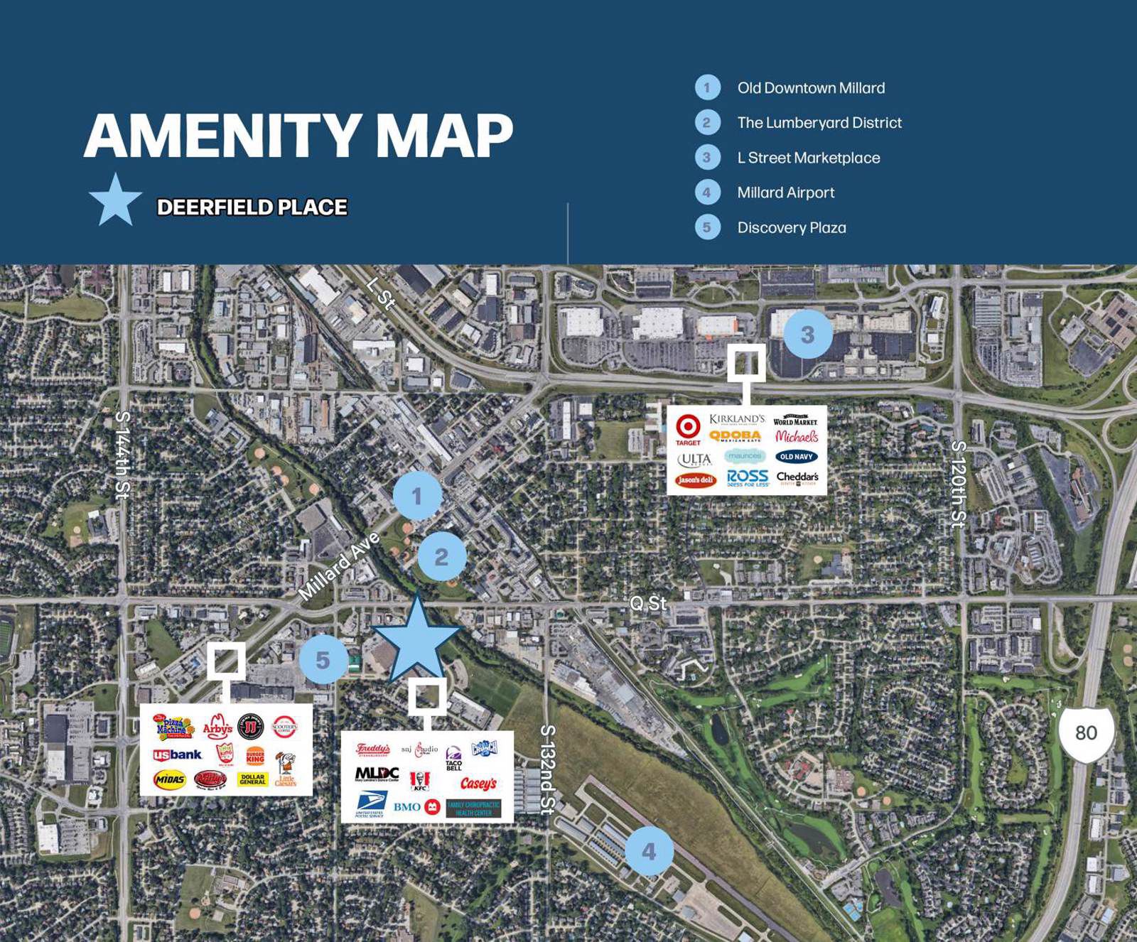 Deerfield Place Retail Space for Lease 5208 South 136th Street - Image 31