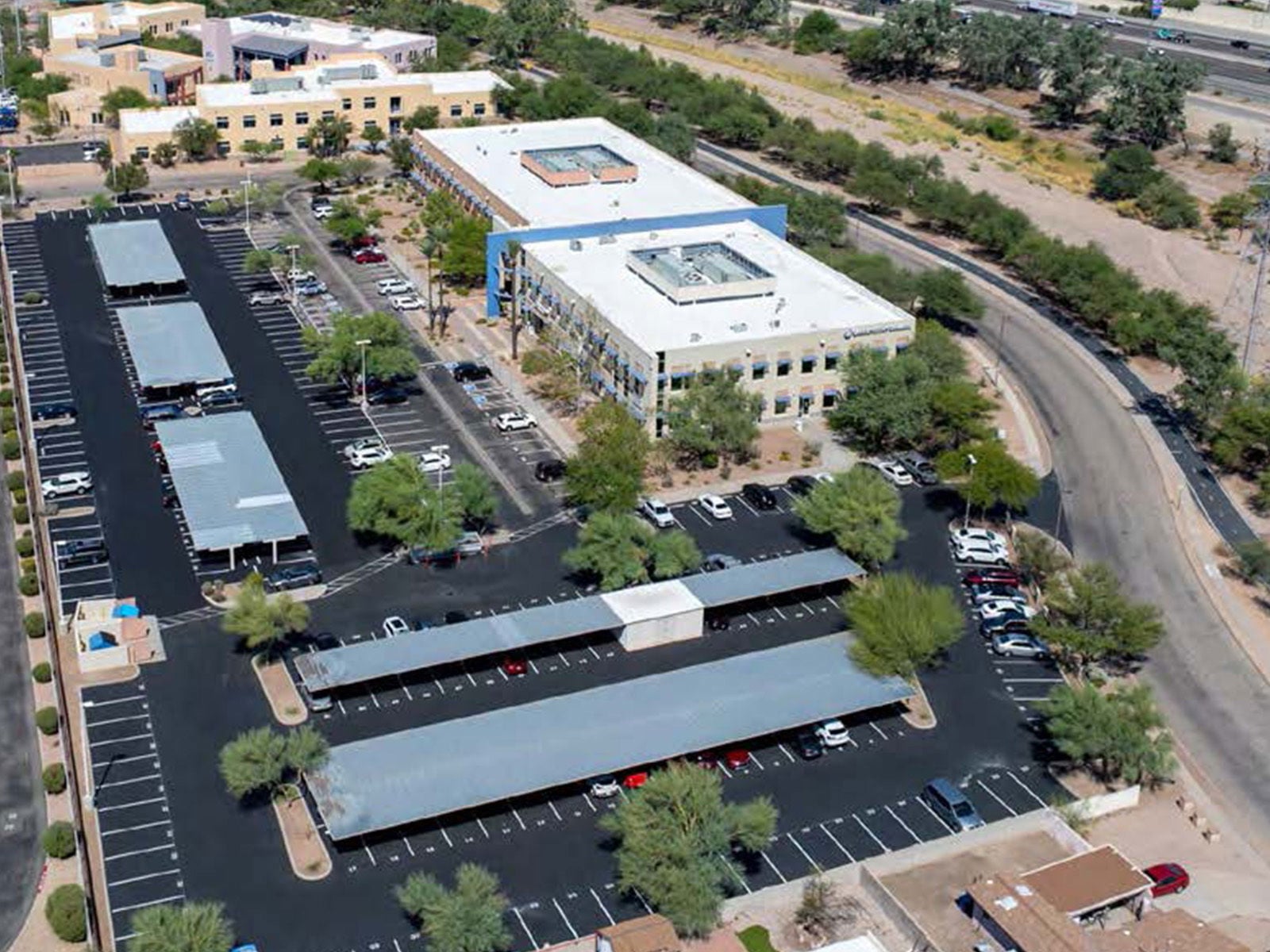 201 N Bonita Ave - Aerial