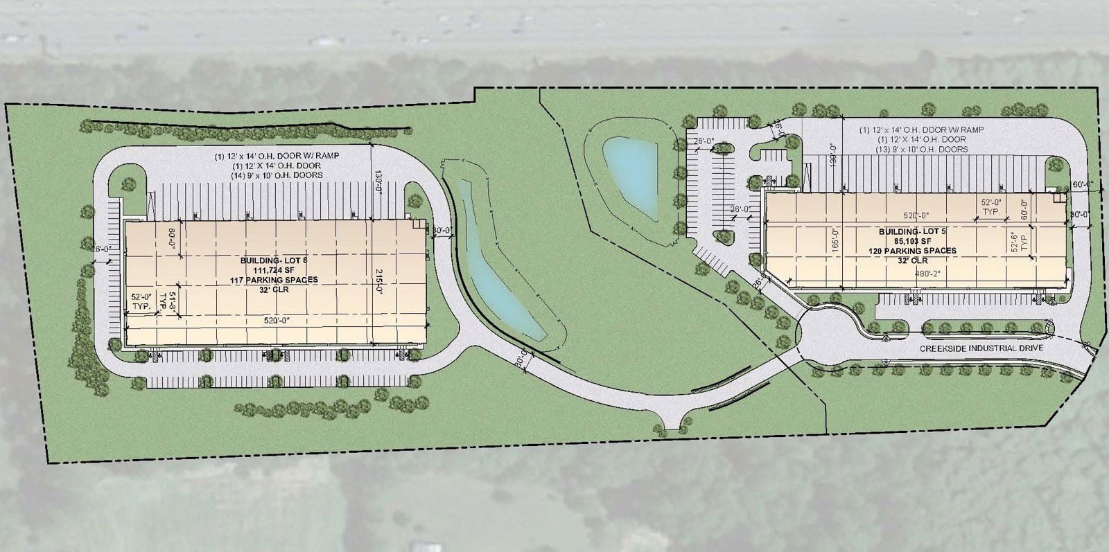 Creekside - Site Plan