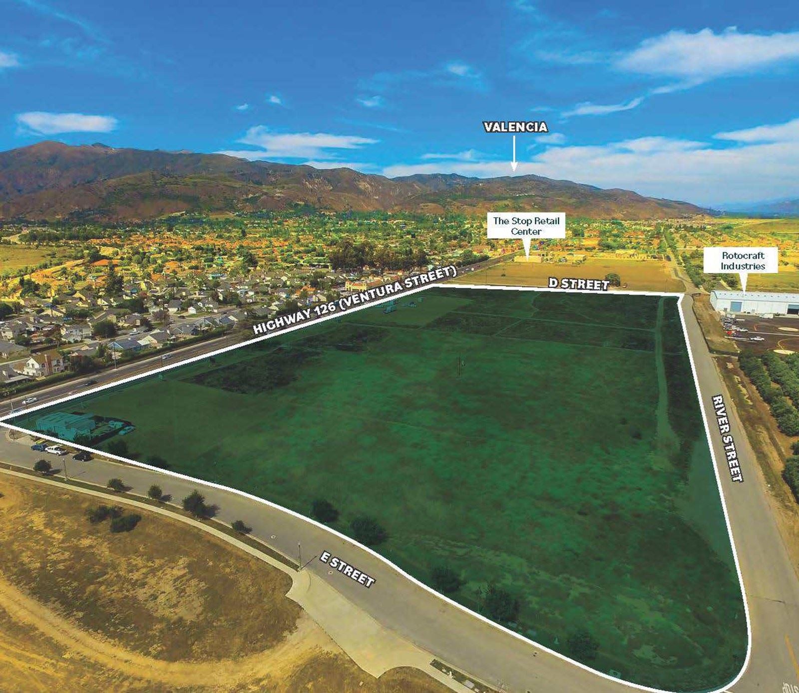 1462 W Ventura St - Aerial