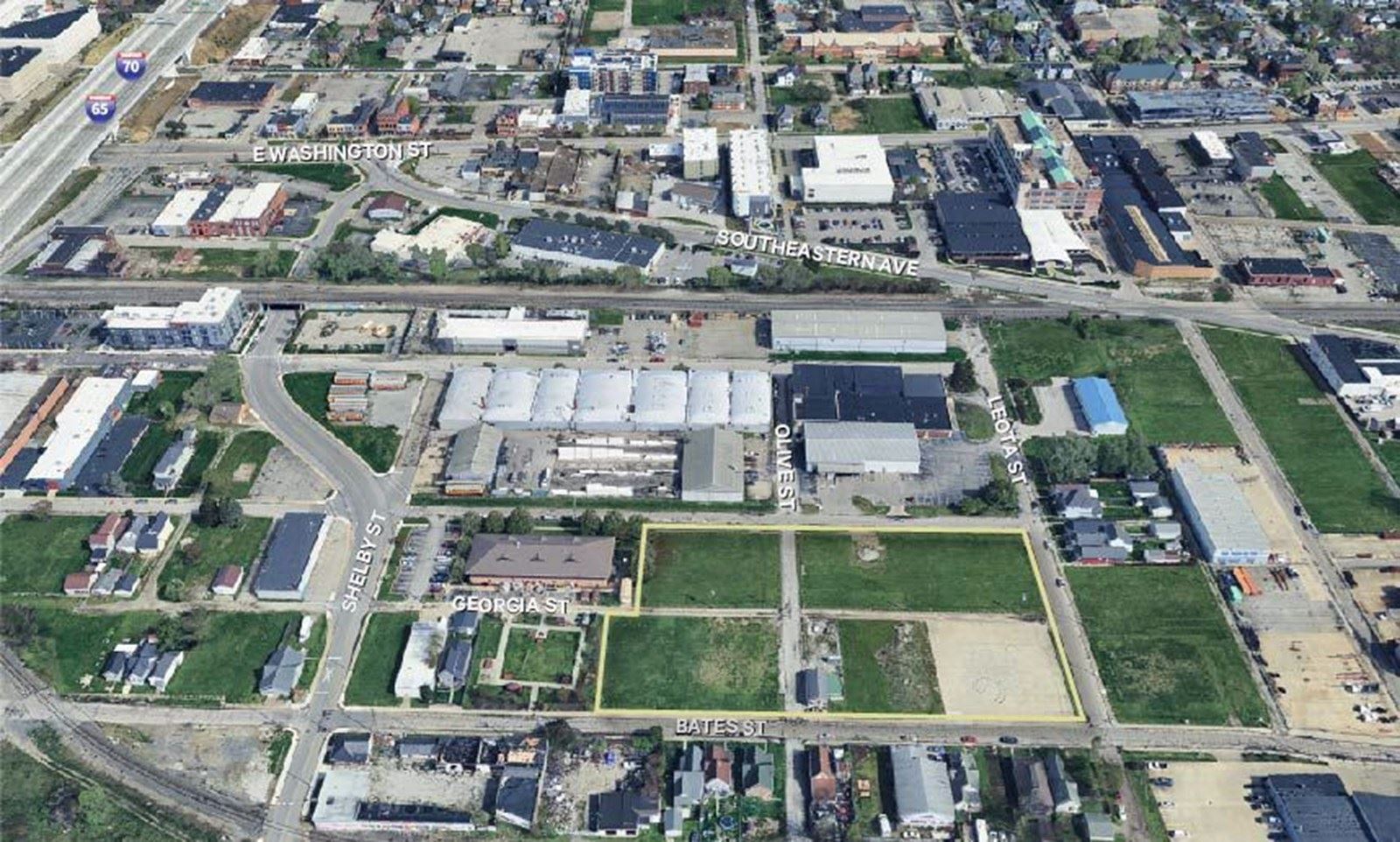 Georgia Street Flown Aerial_CL