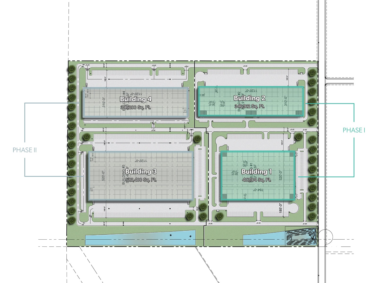 Saxum - West Texas Logistics Center - BTS Opportunity - Development Master Site Plan