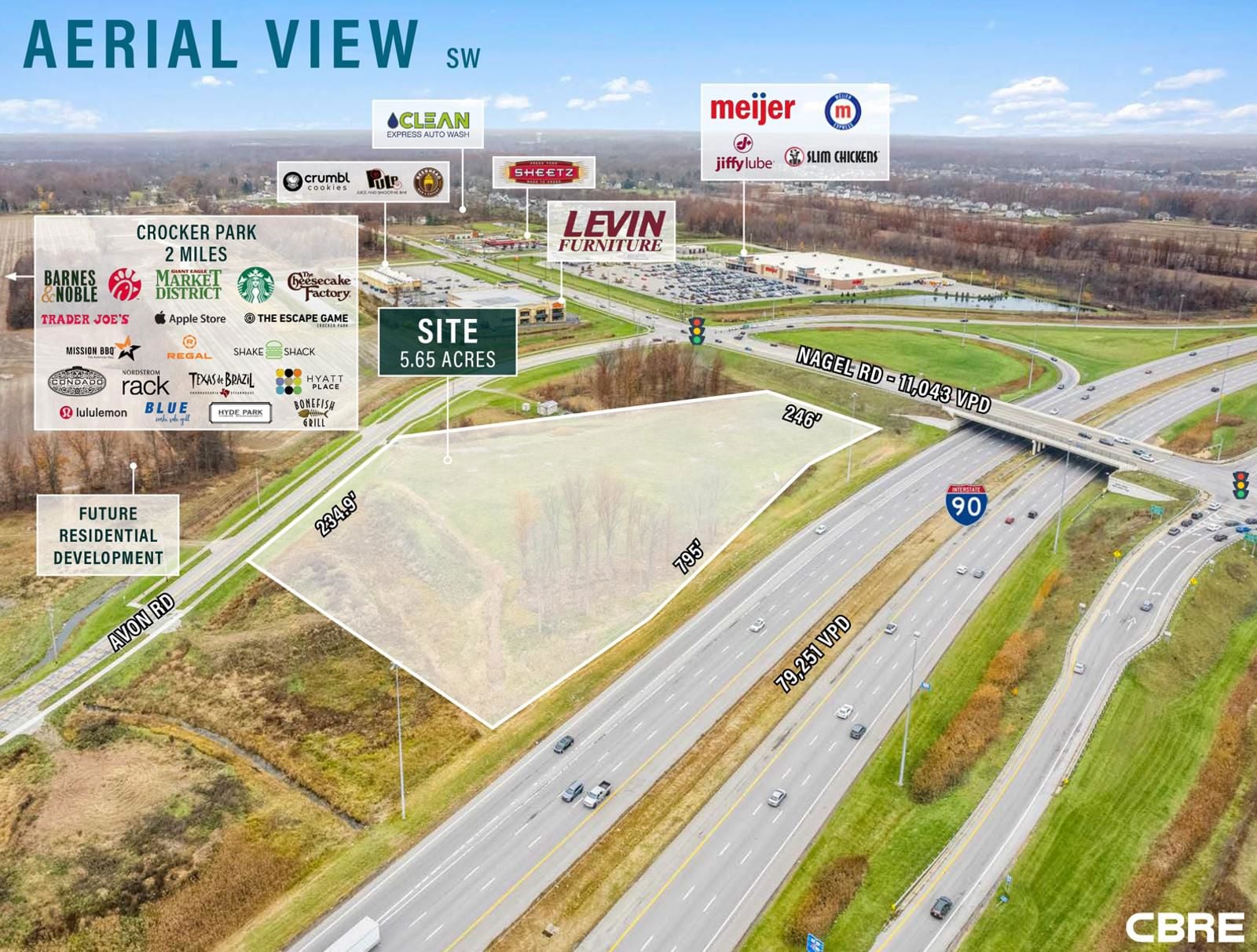 High Profile 5.65 Acre Development Site Nagel Rd & Avon Rd, Avon, OH 44011, USA - Image 2