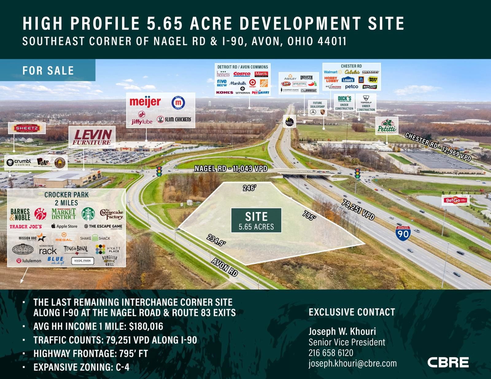 High Profile 5.65 Acre Development Site Nagel Rd & Avon Rd, Avon, OH 44011, USA - Image 1
