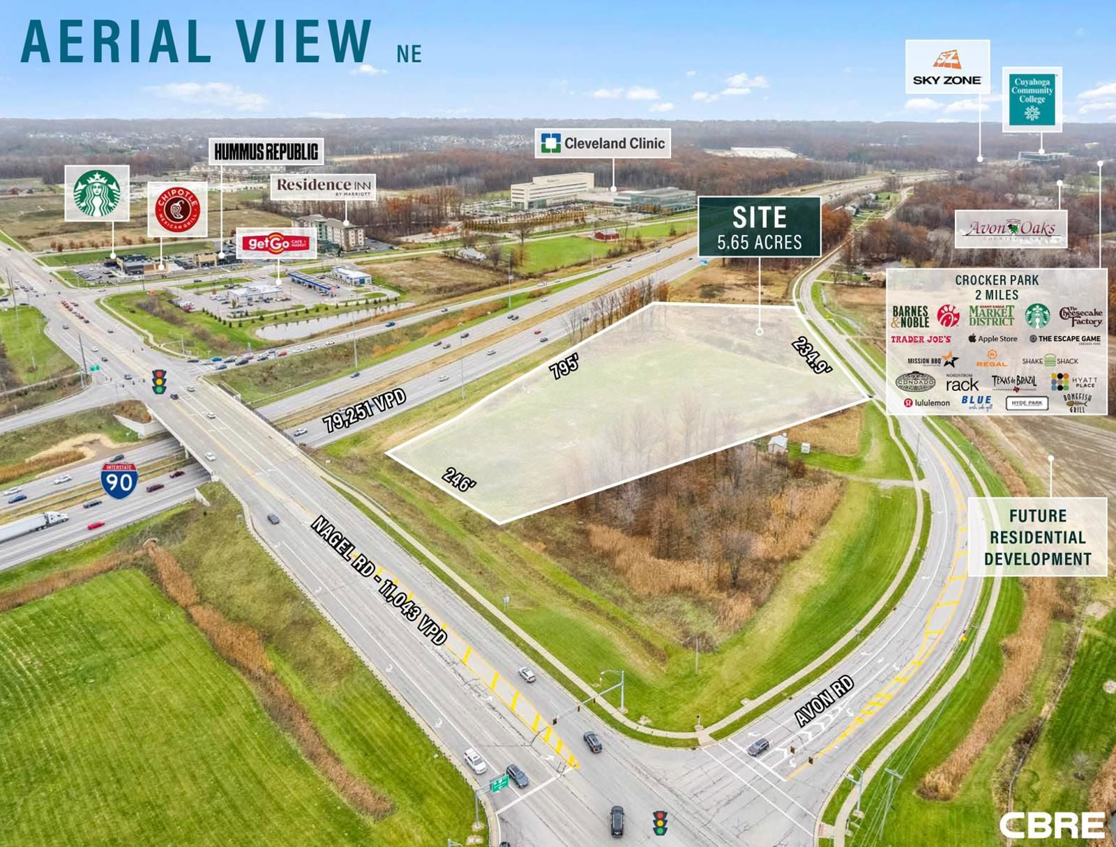 High Profile 5.65 Acre Development Site Nagel Rd & Avon Rd, Avon, OH 44011, USA - Image 3