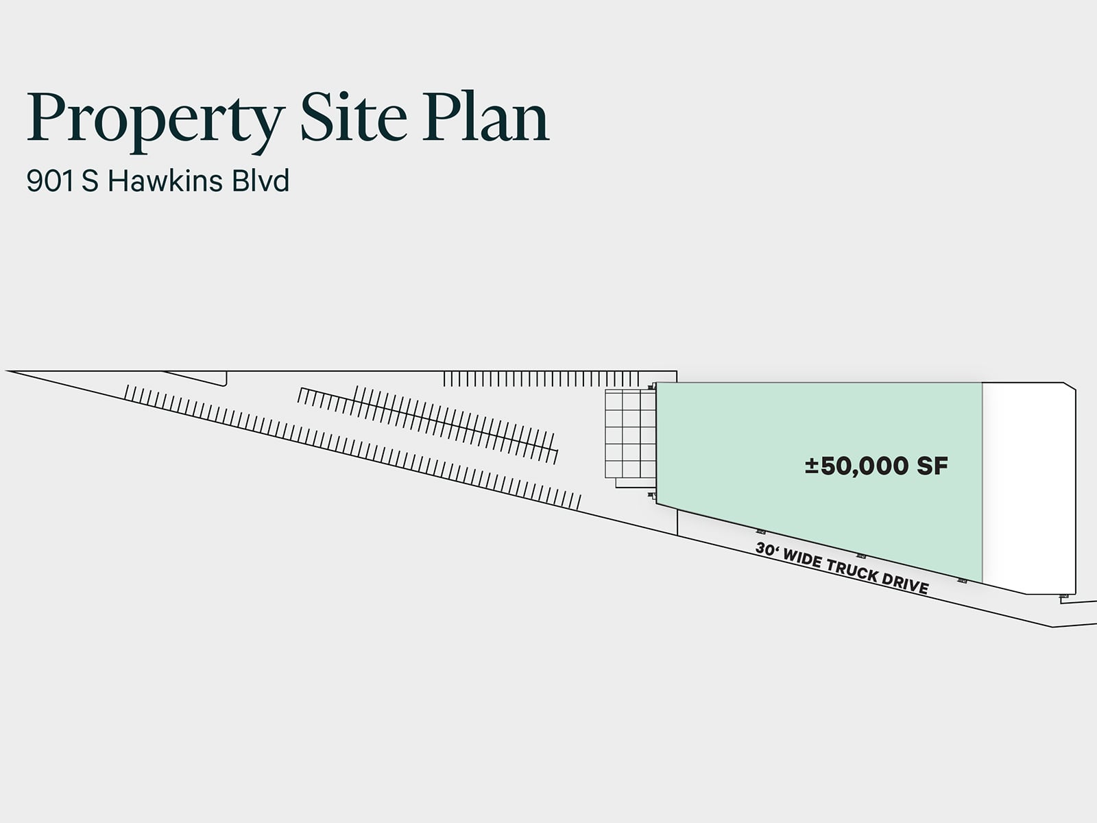 901 S Hawkins Siteplan