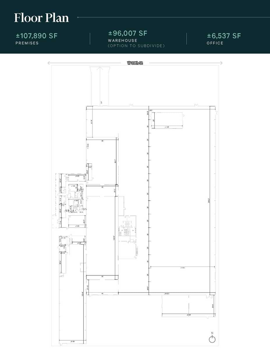 909 W. 39th St - Panama City Industrial - Floor Plan