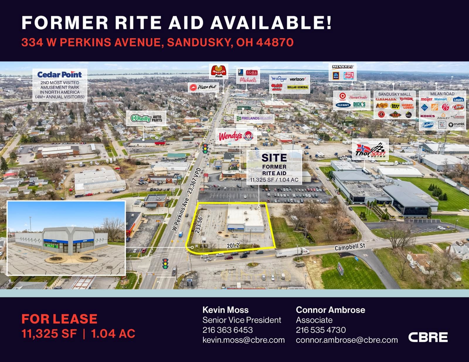 Former Rite Aid Available! 334 West Perkins Avenue - Image 1