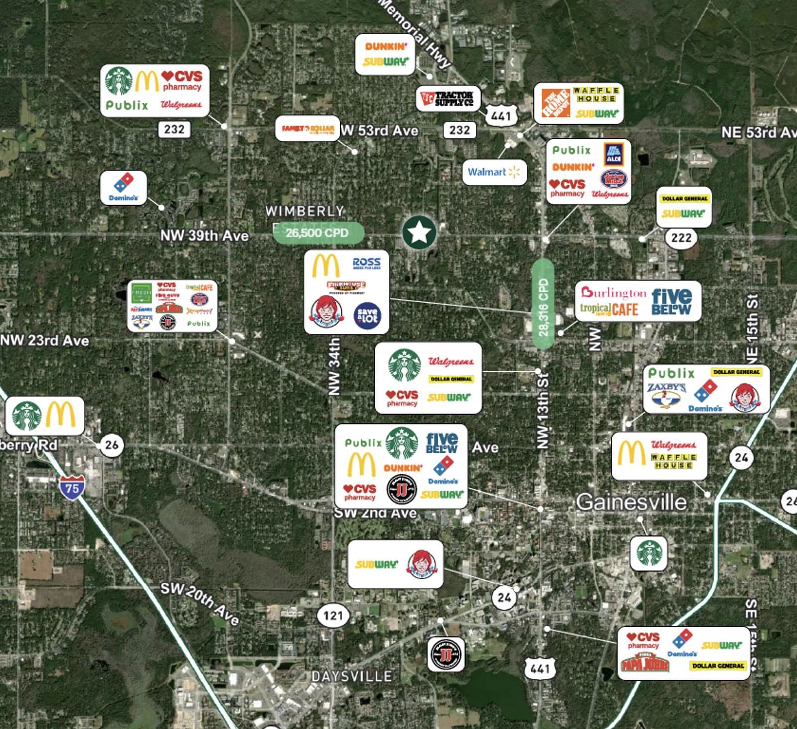 3,836 SF Restaurant For Lease 3885 Northwest 24th Boulevard - Image 2