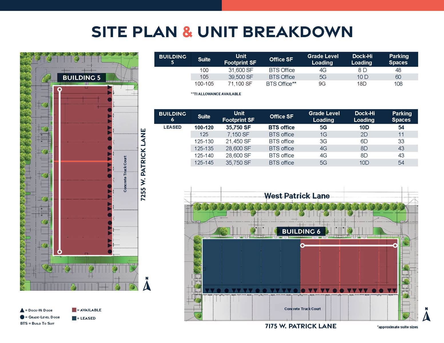 Bldg 5 - 6 Breakdown