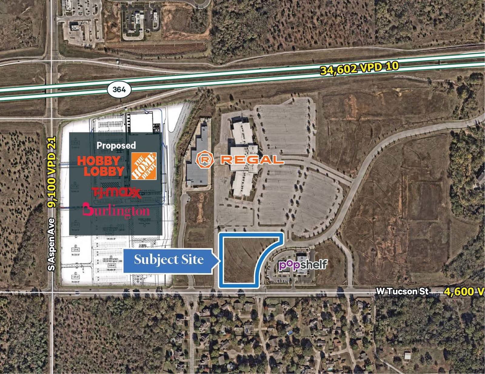 BA W Tucson and Aspen Creek Dr - 3.98 AC - Aerial