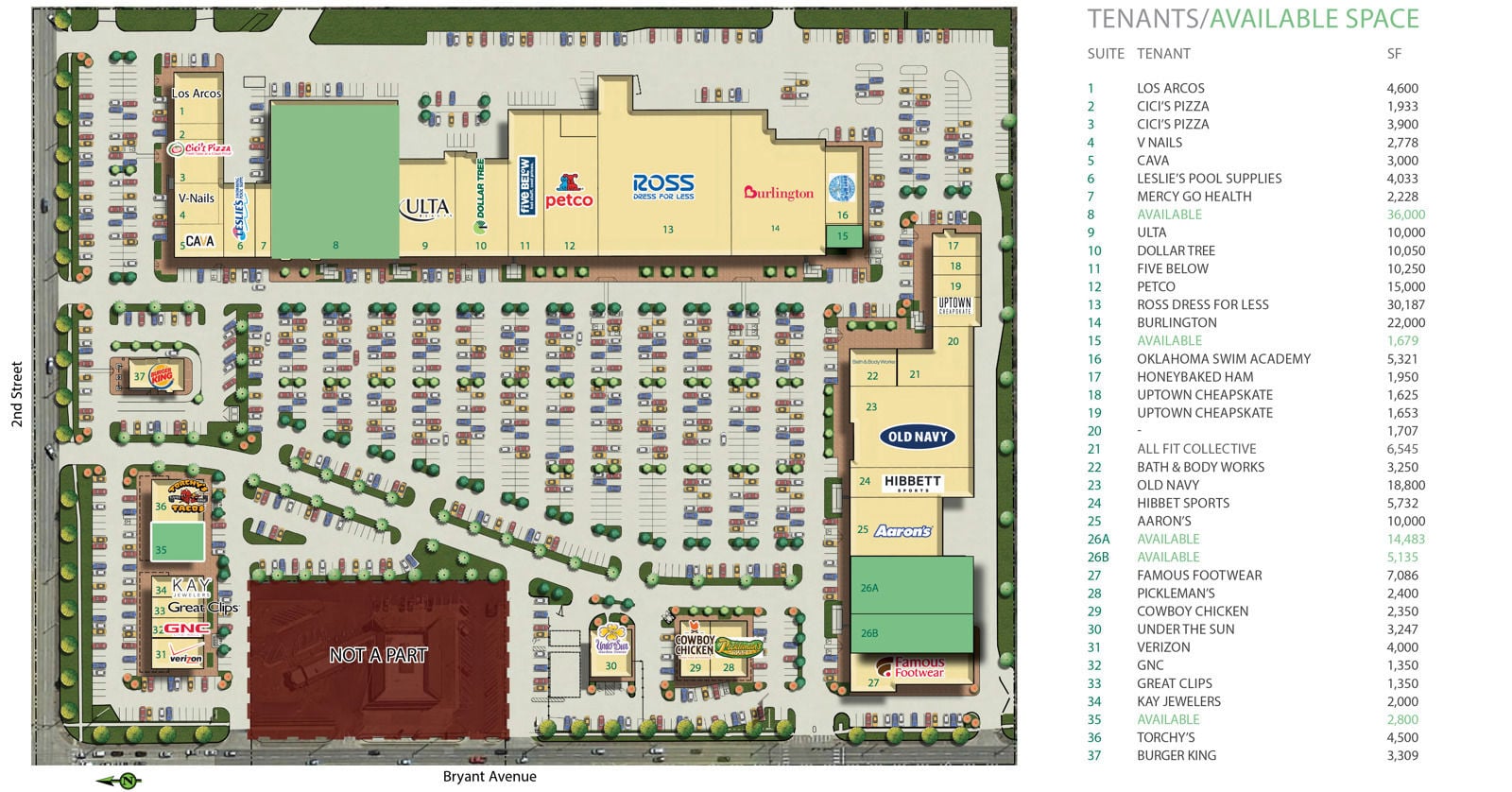 EDM Bryant Square - 210-412 S Bryant Ave - SITE PLAN - 04.23.26