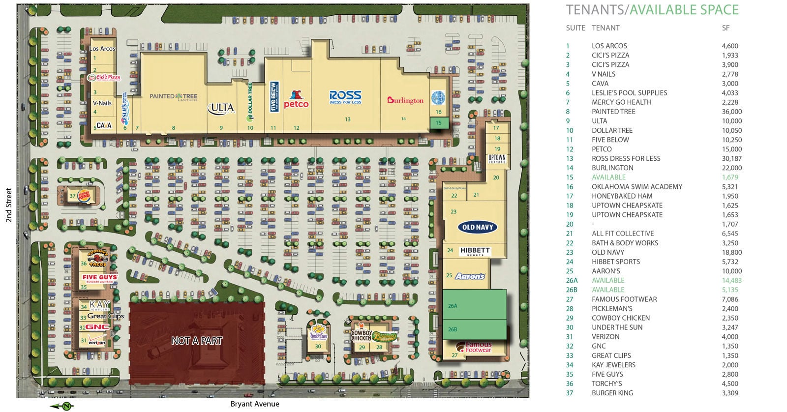 EDM Bryant Square - 210-412 S Bryant Ave - SITE PLAN - 02.19.26
